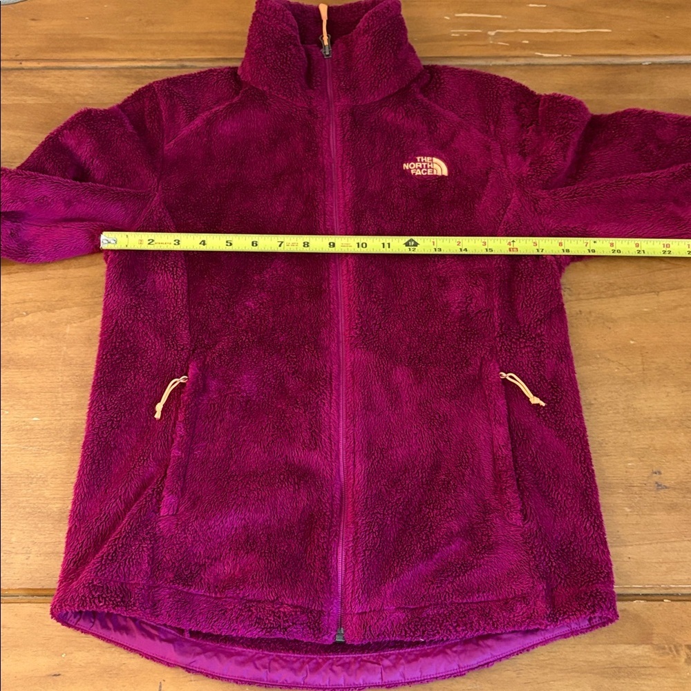 The North Face Plush Fleece Jacket in Deep Red Size Small - Picture 7 of 13